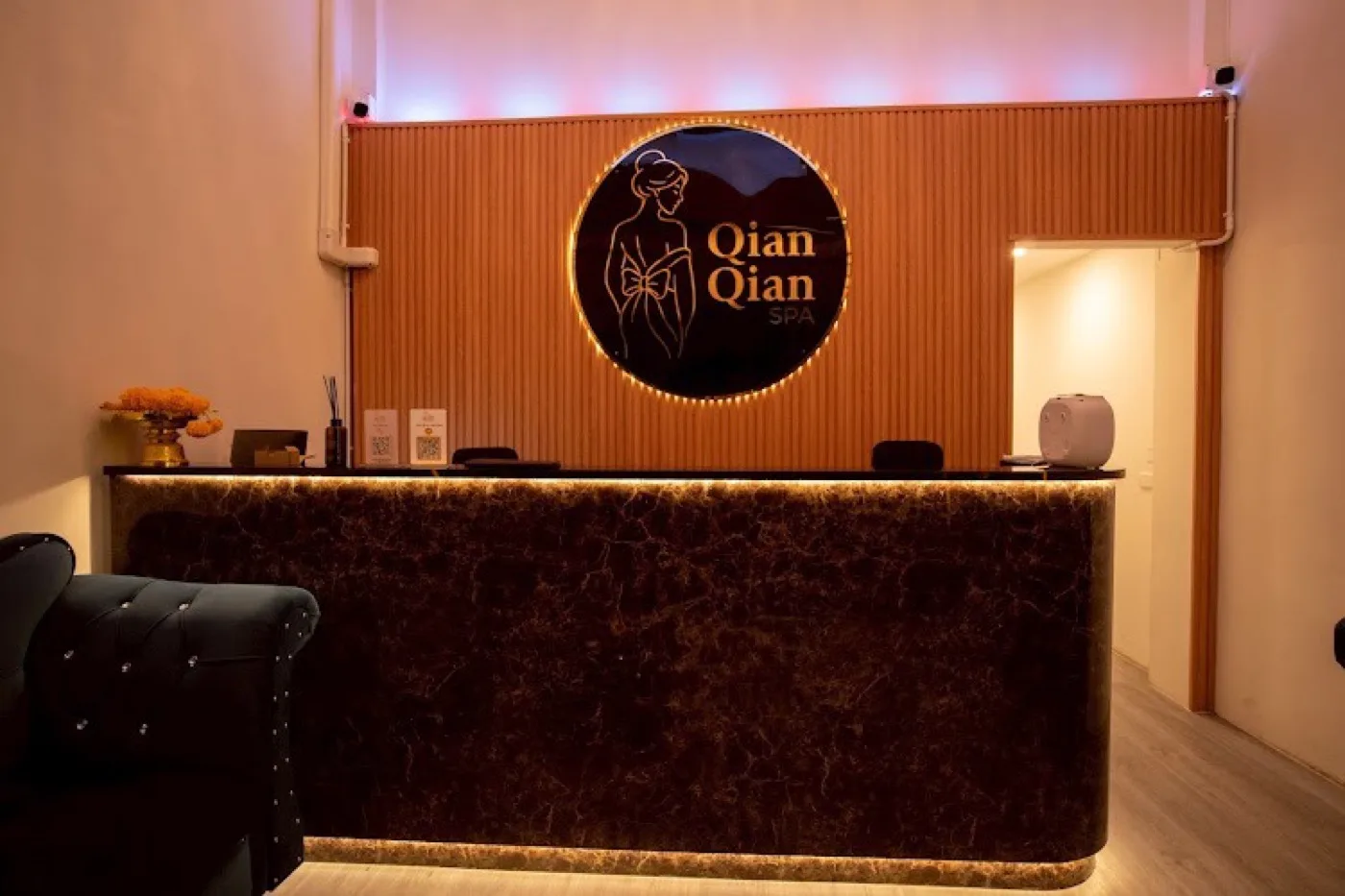Qian Qian Spa reception